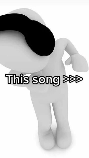 @dhxn278의 3D 인형 밈 영상, "This song >>>" 자막, TikTok, 2026년 9월 5일 썸네일
